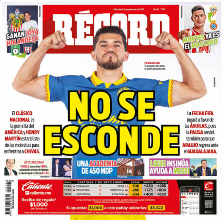 Portada de Record (M&eacute;xico)