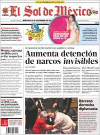 Portada de El Sol de México (M&eacute;xico)