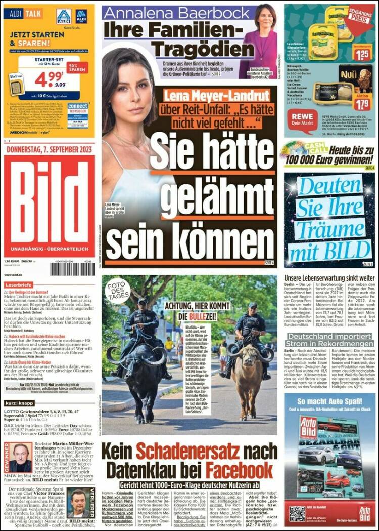 Portada de Bild (Alemania)