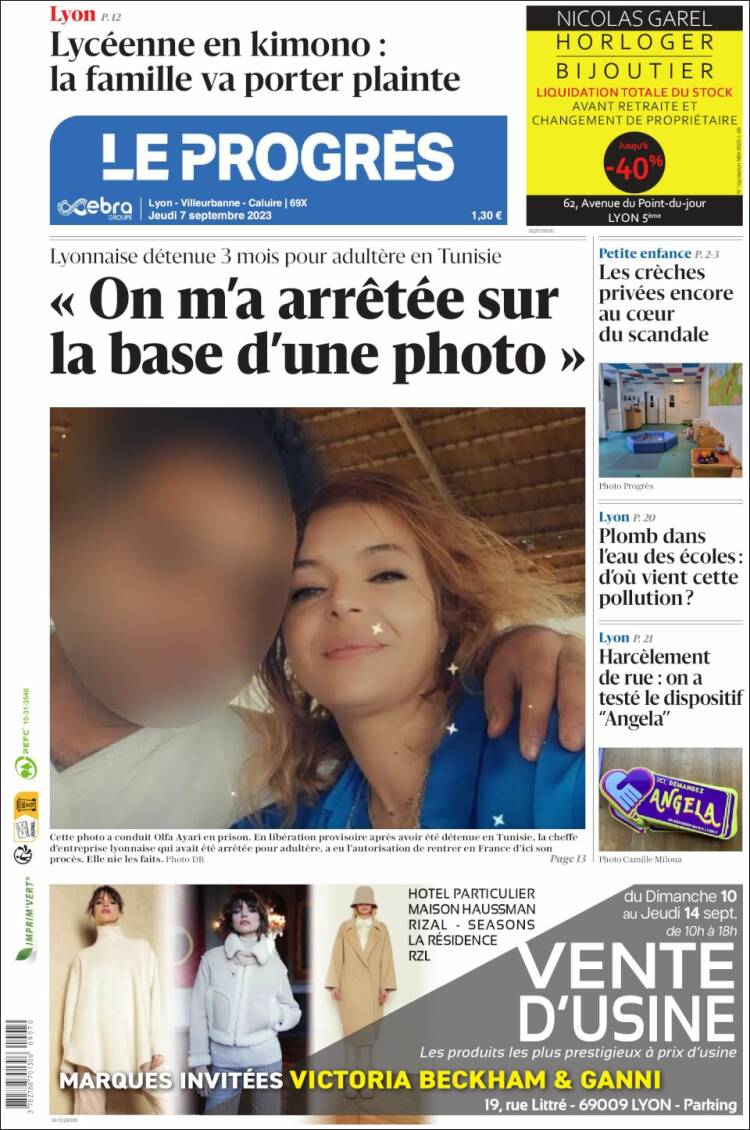 Portada de Progres de Fecamp (Francia)