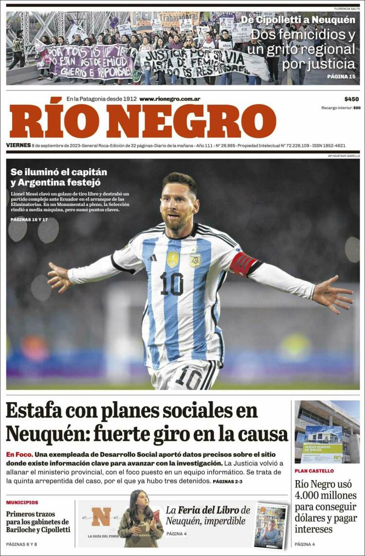 Portada de Rio Negro (Argentina)