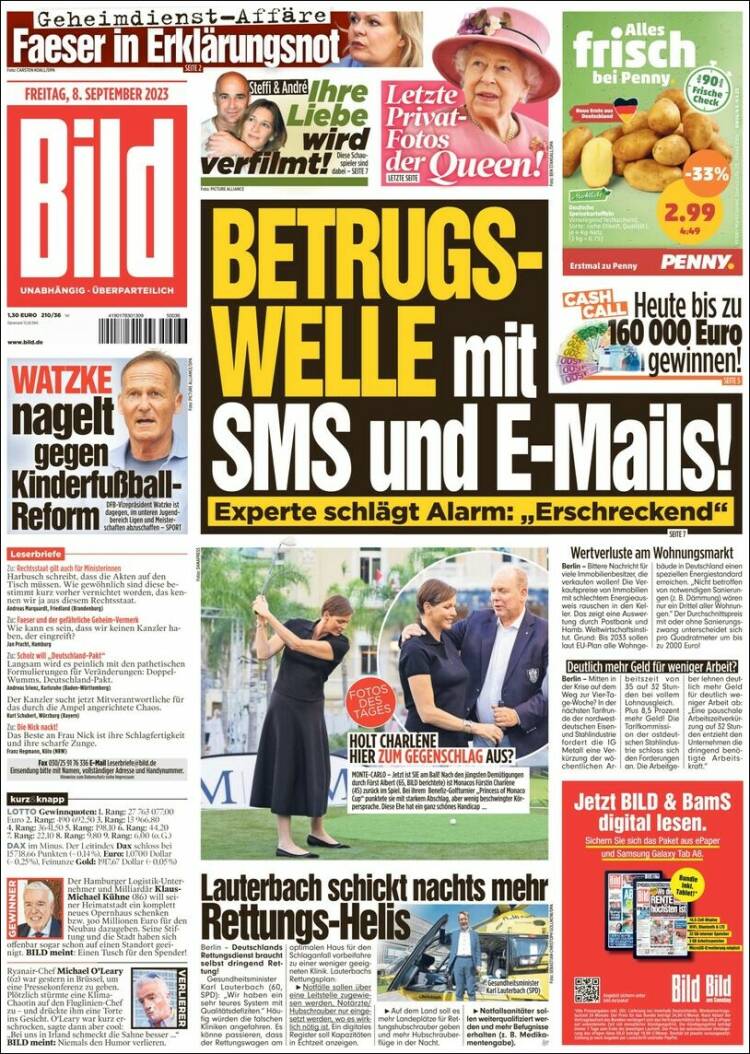 Portada de Bild (Alemania)