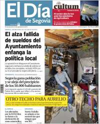 Portada de El Día de Segovia (España)