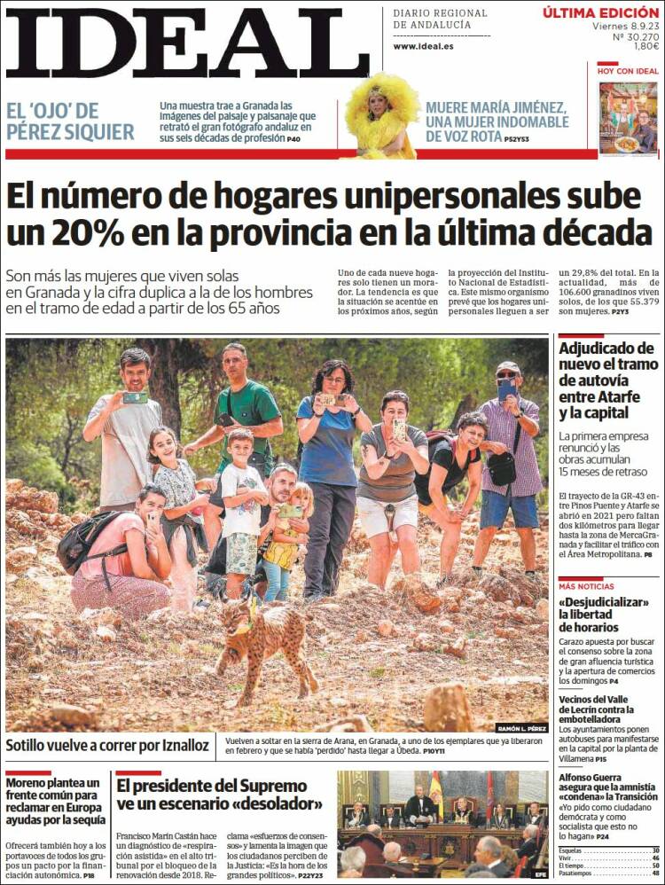 Portada de Ideal (España)