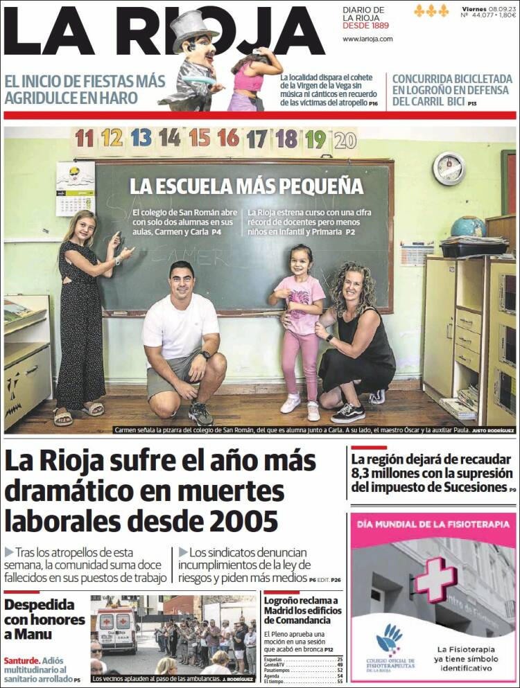 Portada de La Rioja (España)
