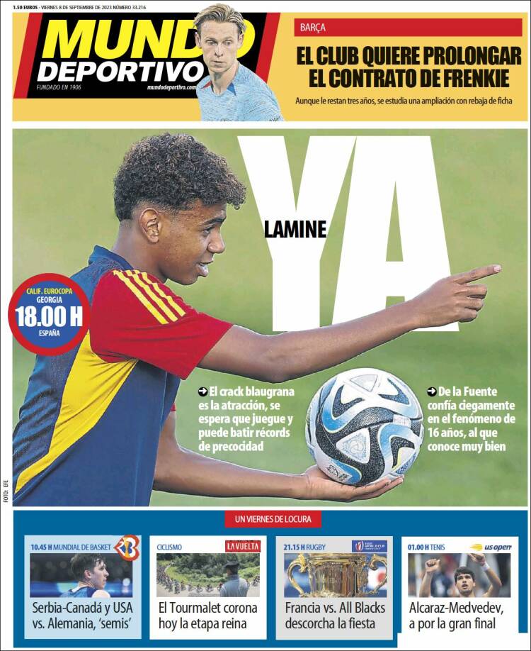 Portada de El Mundo Deportivo (España)