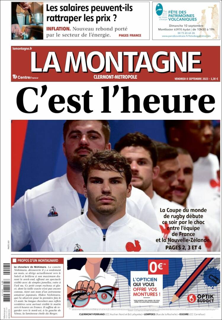 Portada de La Montagne (Francia)