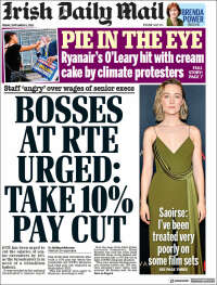 Portada de Irish Daily Mail (Ireland)