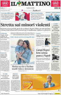 Portada de Il Mattino (Italy)
