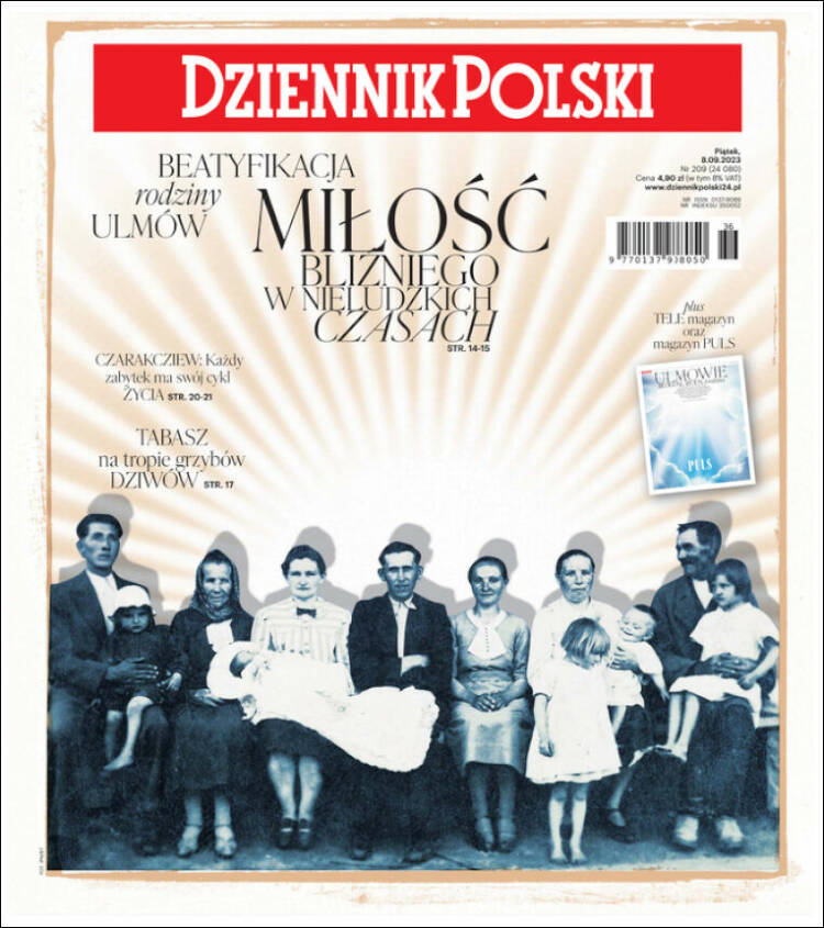 Portada de Dziennik (Polonia)