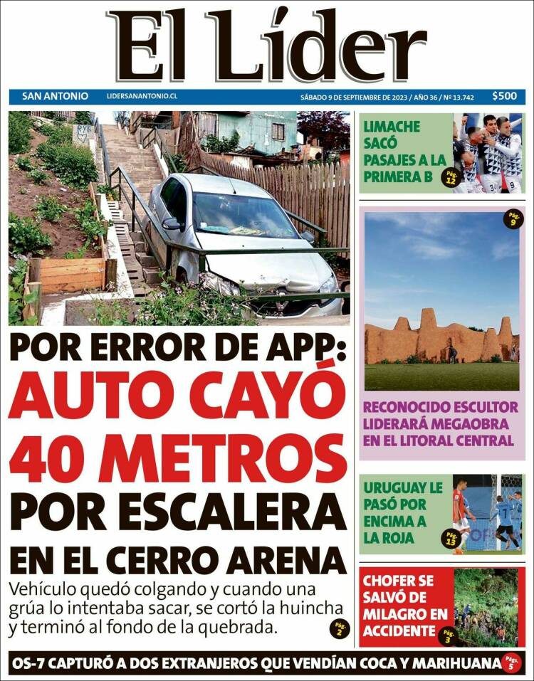 Portada de Lider de San Antonio (Chile)