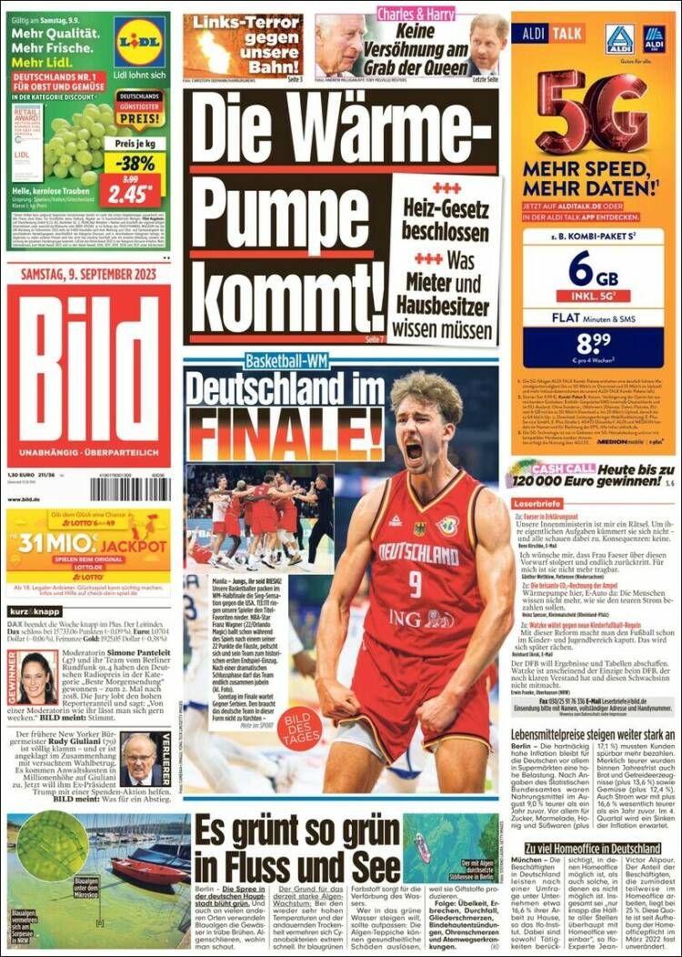 Portada de Bild (Alemania)