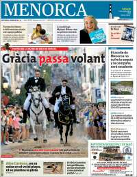 Portada de Menorca - Diario Insular (España)