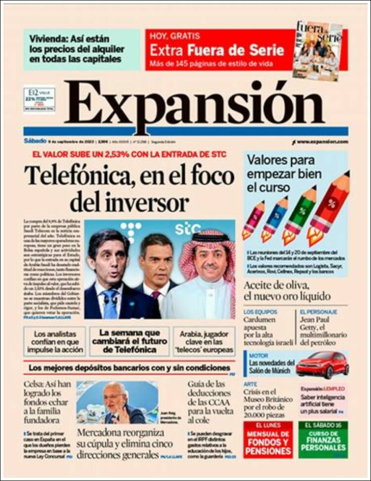 Portada de Expansión (Espa&ntilde;a)