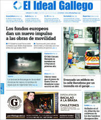 Portada de El Ideal Gallego (España)