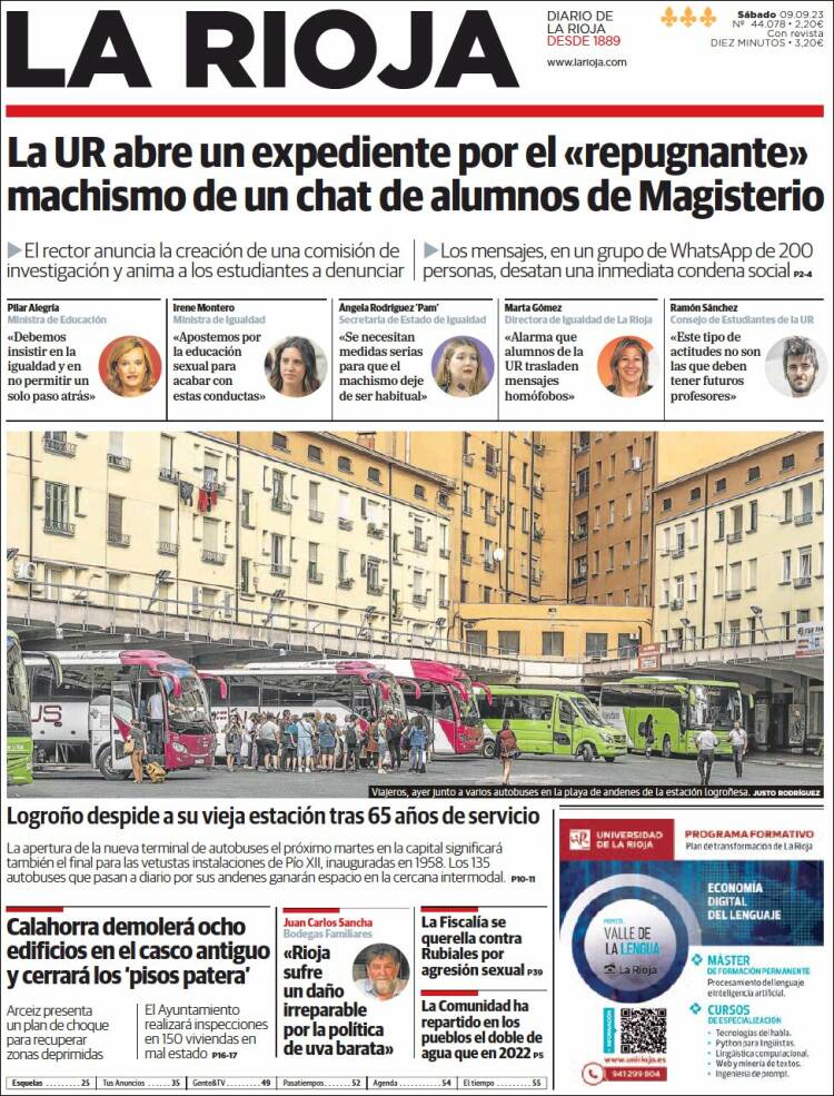 Portada de La Rioja (España)