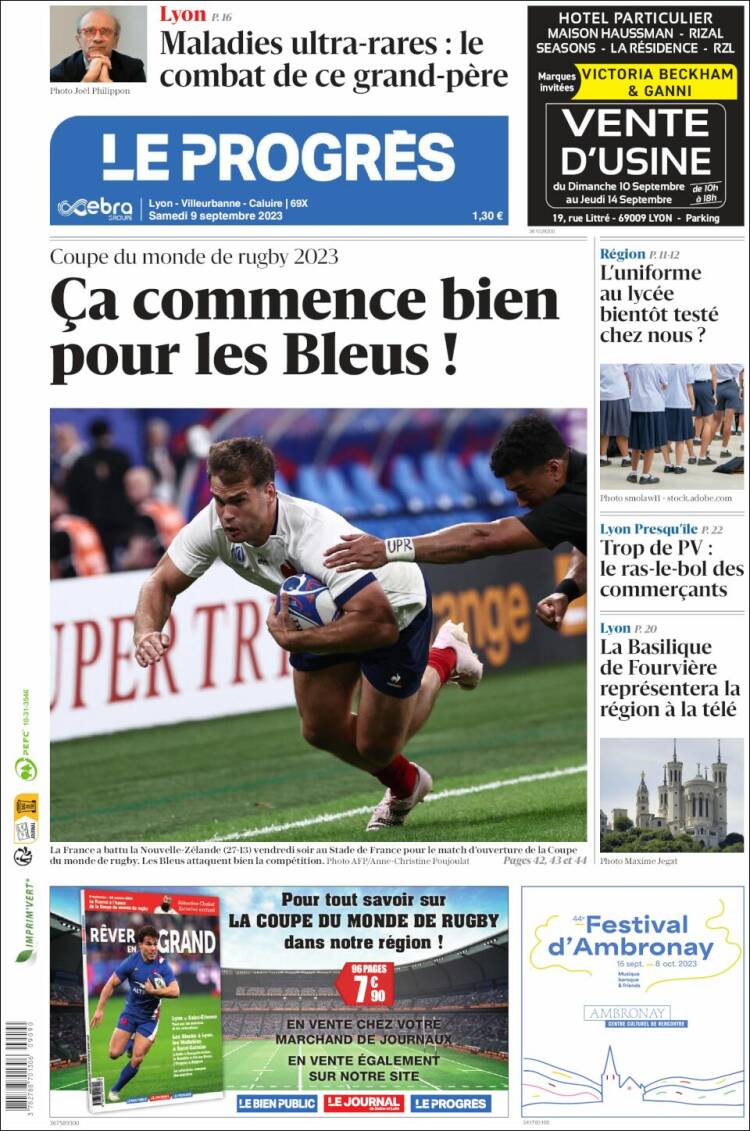 Portada de Progres de Fecamp (Francia)