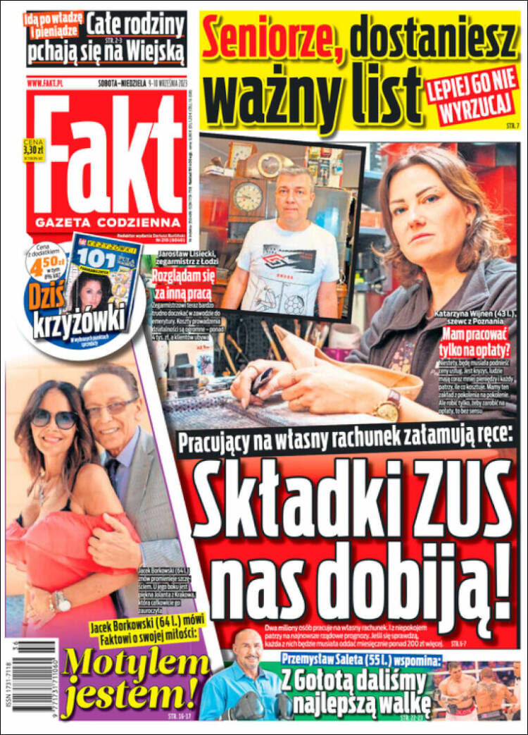 Portada de Fakt (Polonia)