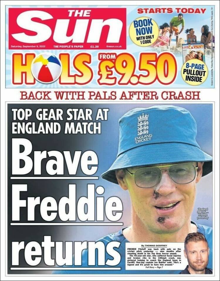 Portada de The Sun (Reino Unido)