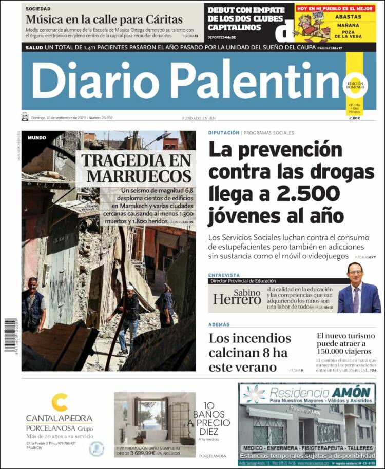 Portada de Diario Palentino (España)