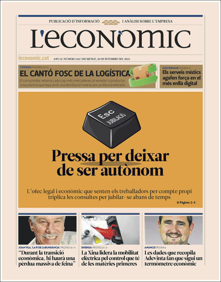Portada de L'Econòmic (España)