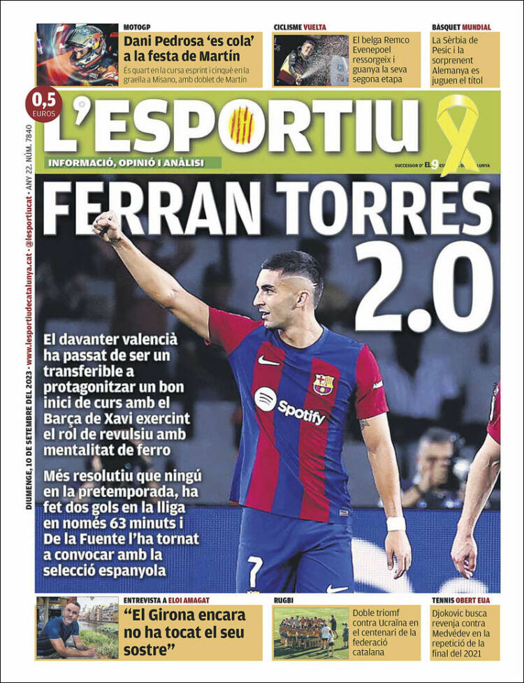 Portada de L'Esportiu (España)