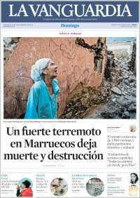 Portada de La Vanguardia (España)