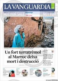 Portada de La Vanguardia (España)