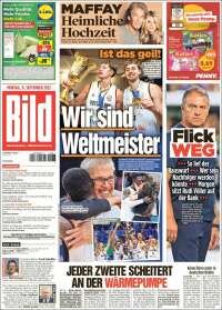 Portada de Bild (Alemania)