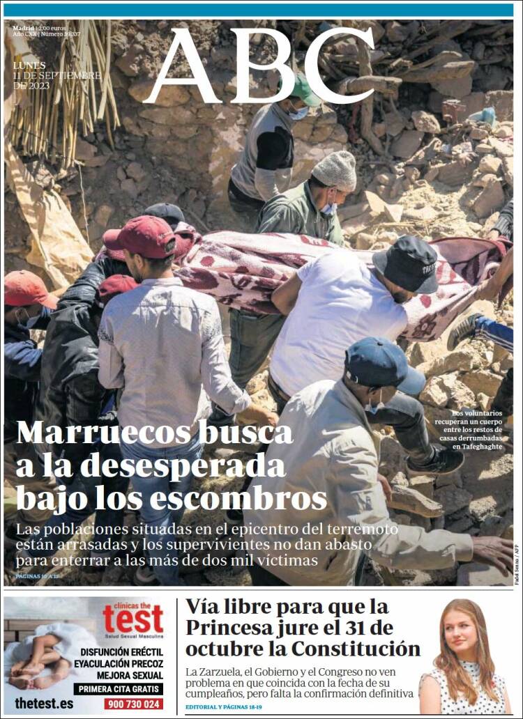 Portada de ABC (España)