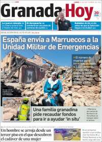 Portada de Granada Hoy (España)