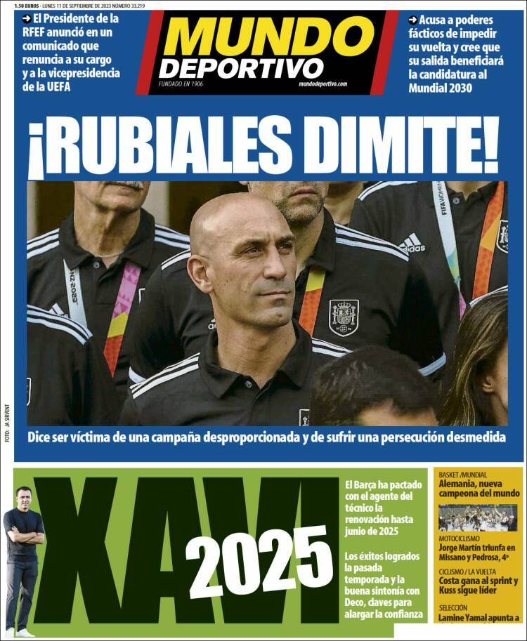 Portada de Mundo Atlético (España)