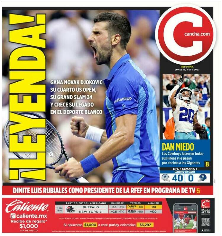Portada de Cancha (México)