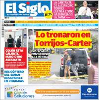 Portada de El Siglo (Panamá)