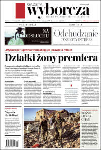 Portada de Gazeta Wyborcza (Polonia)