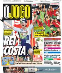 Portada de O Jogo (Portugal)