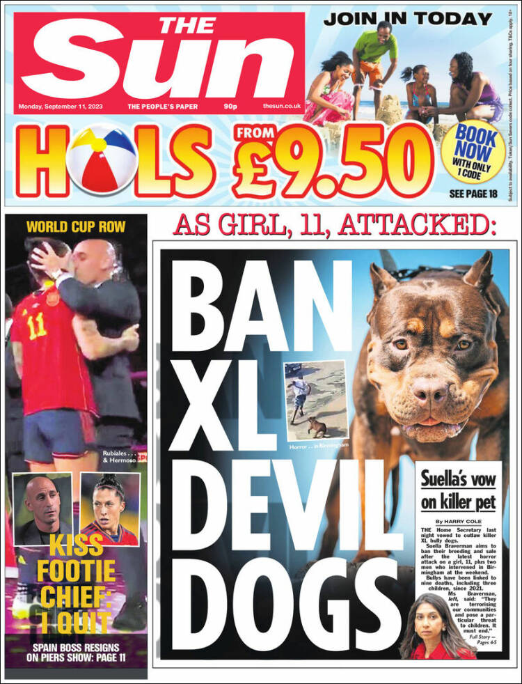 Portada de The Sun (Reino Unido)