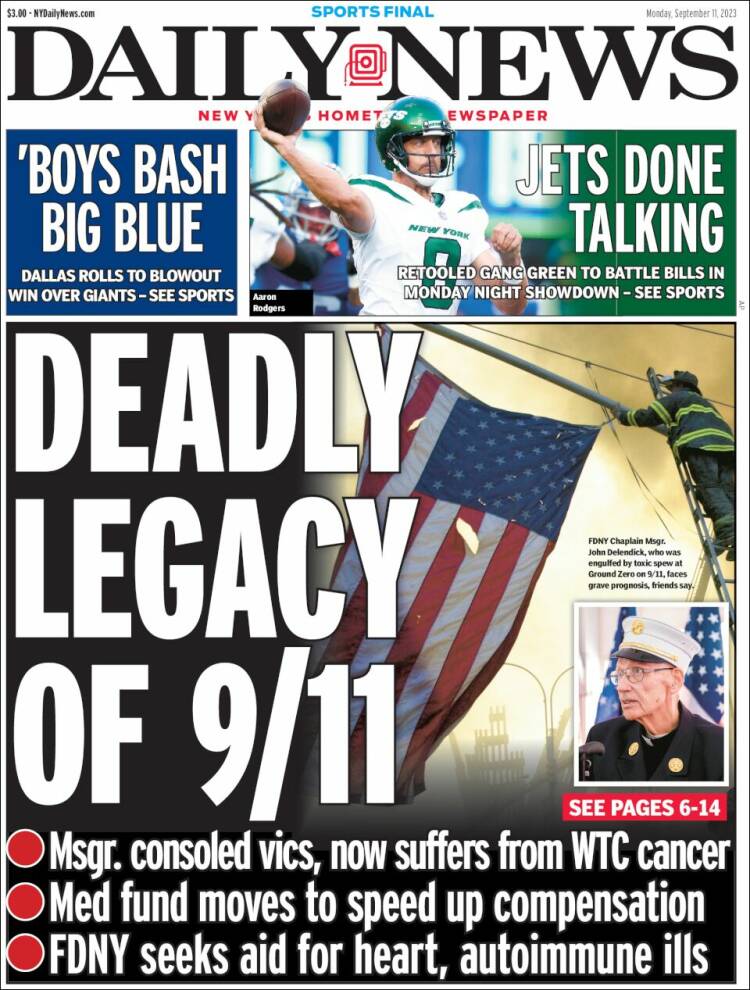 Portada de Daily News - New York (USA)