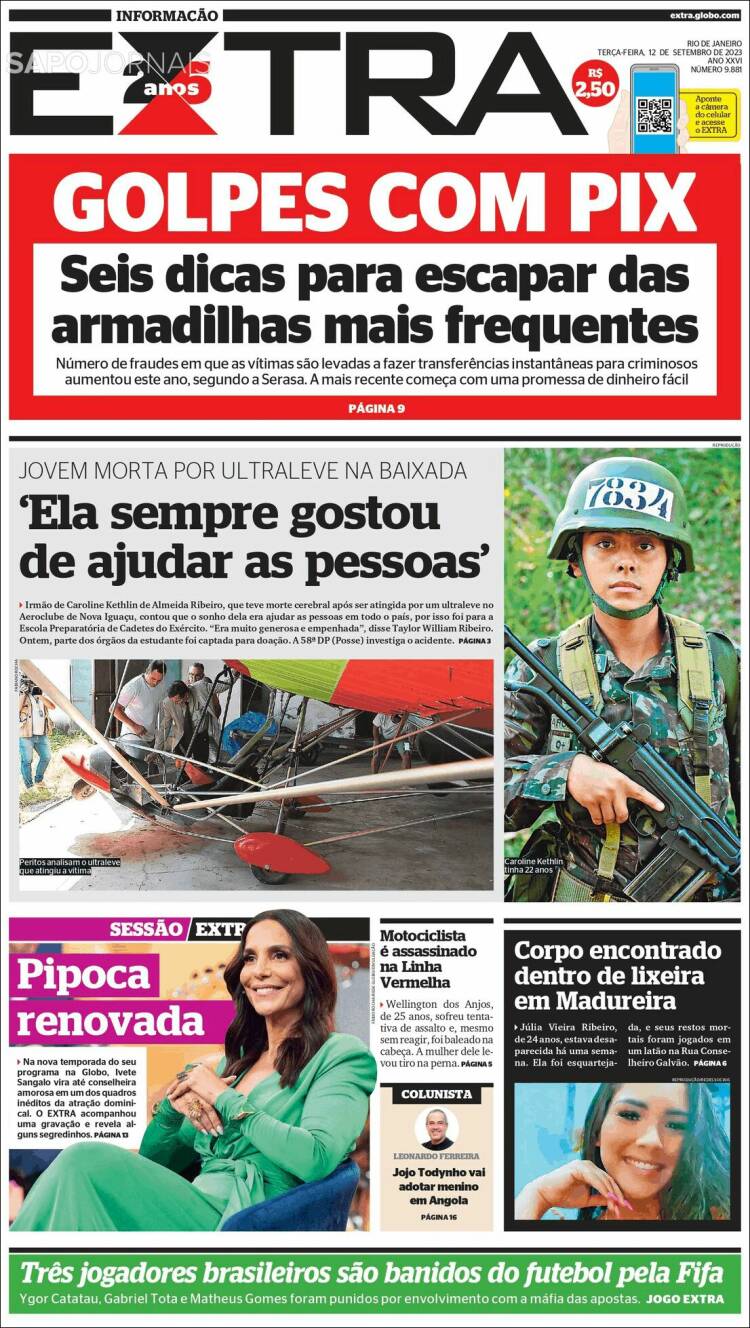 Portada de Extra (Brasil)