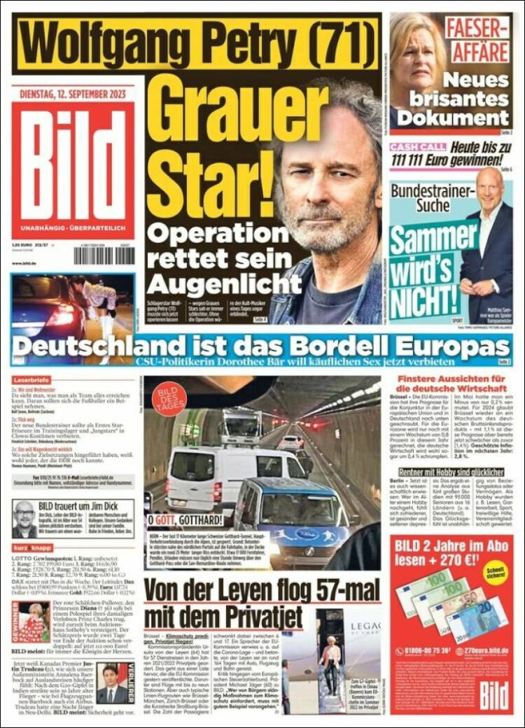 Portada de Bild (Alemania)