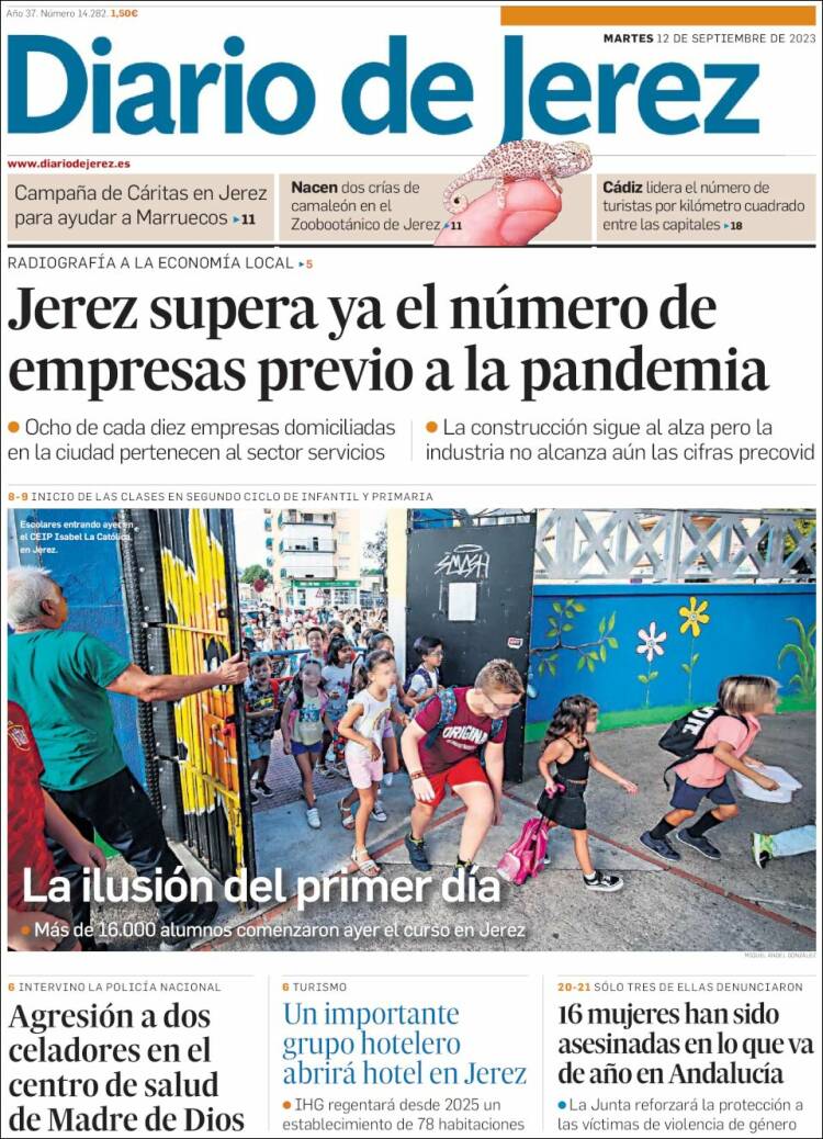 Portada de Diario de Jerez (España)