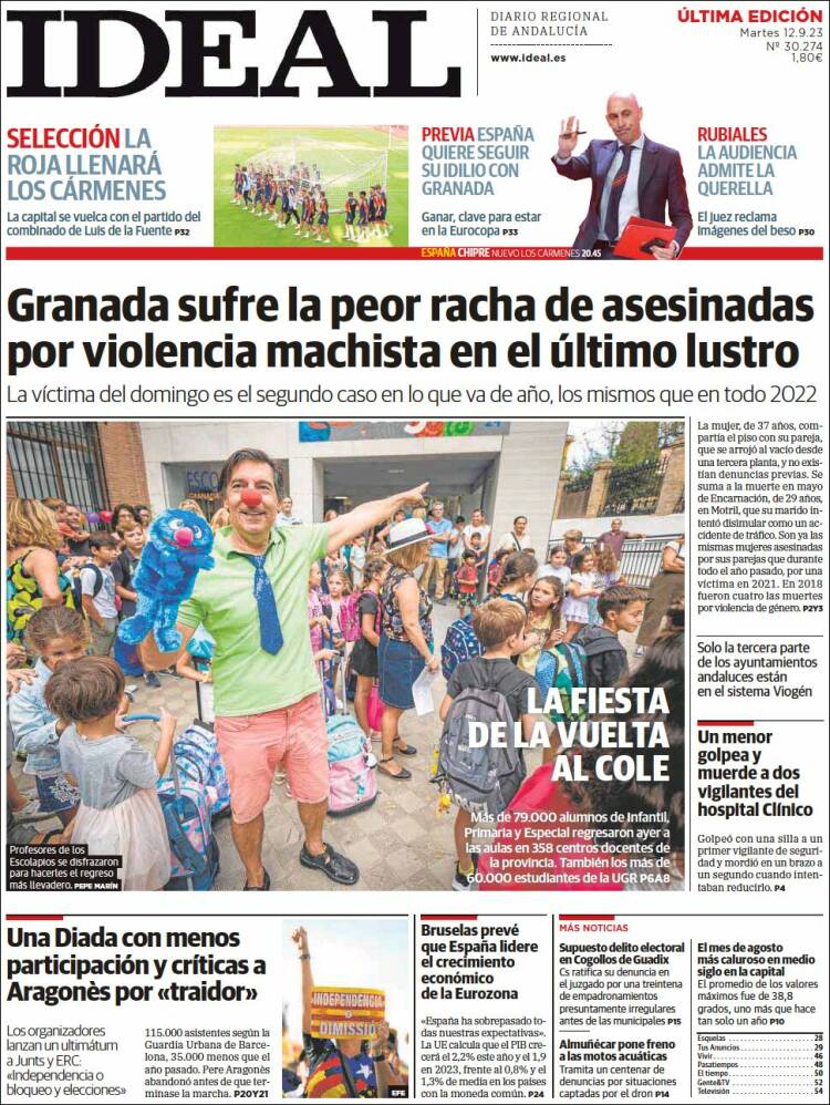 Portada de Ideal (España)