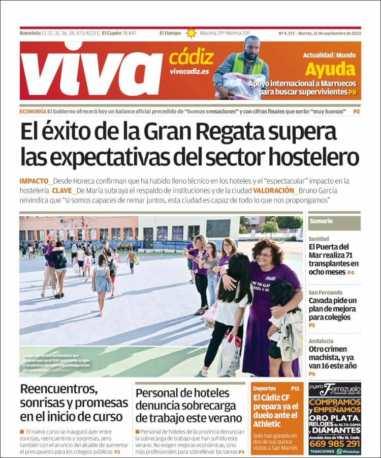 Portada de Información - Cadiz (España)