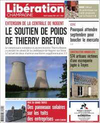 Portada de Libération Champagne (Francia)
