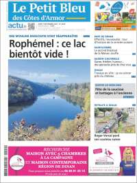 Portada de Le Petit Bleu (Francia)