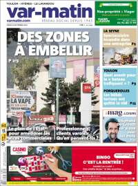 Portada de Var-Matin (Francia)