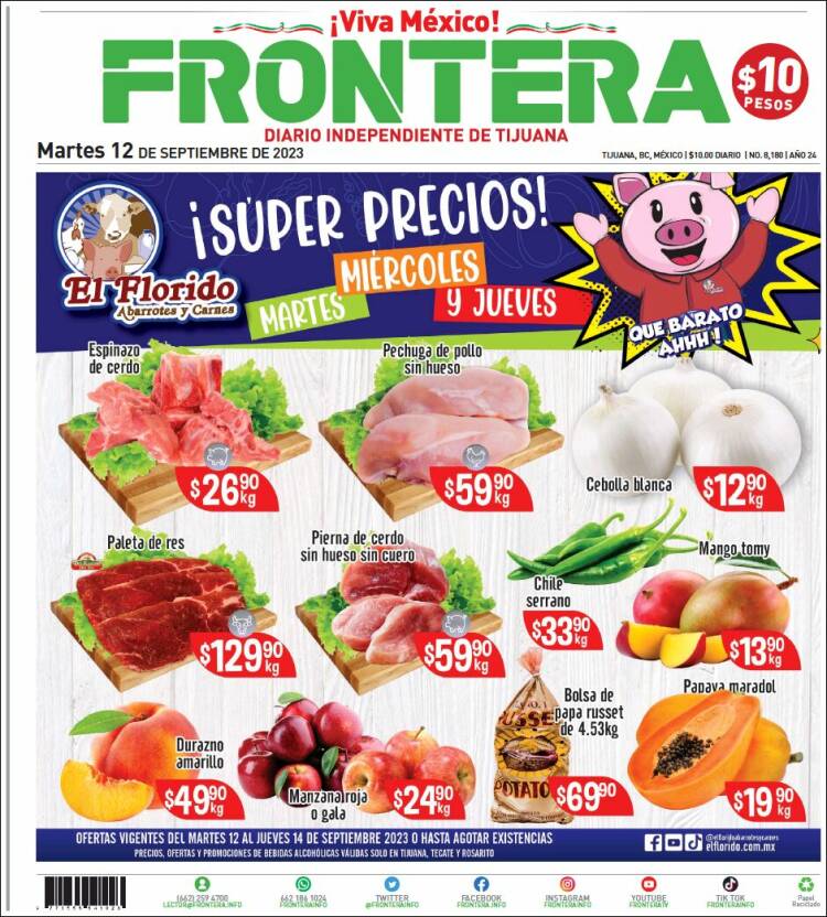 Portada de Frontera (M&eacute;xico)