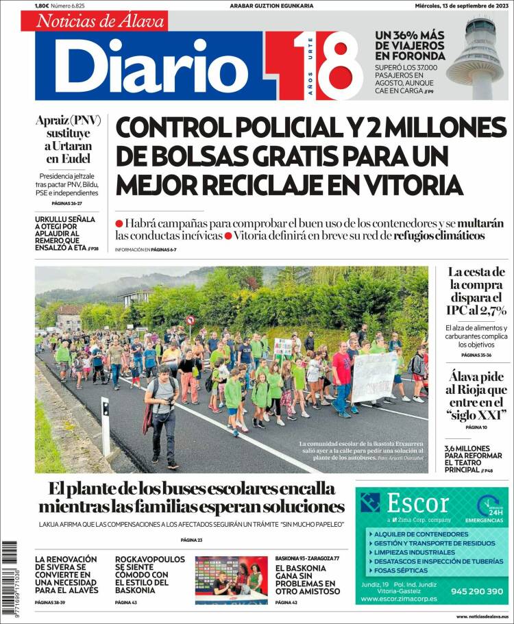 Portada de Noticias de Álava (Espa&ntilde;a)