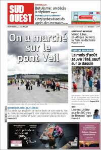 Portada de Sud Ouest (France)