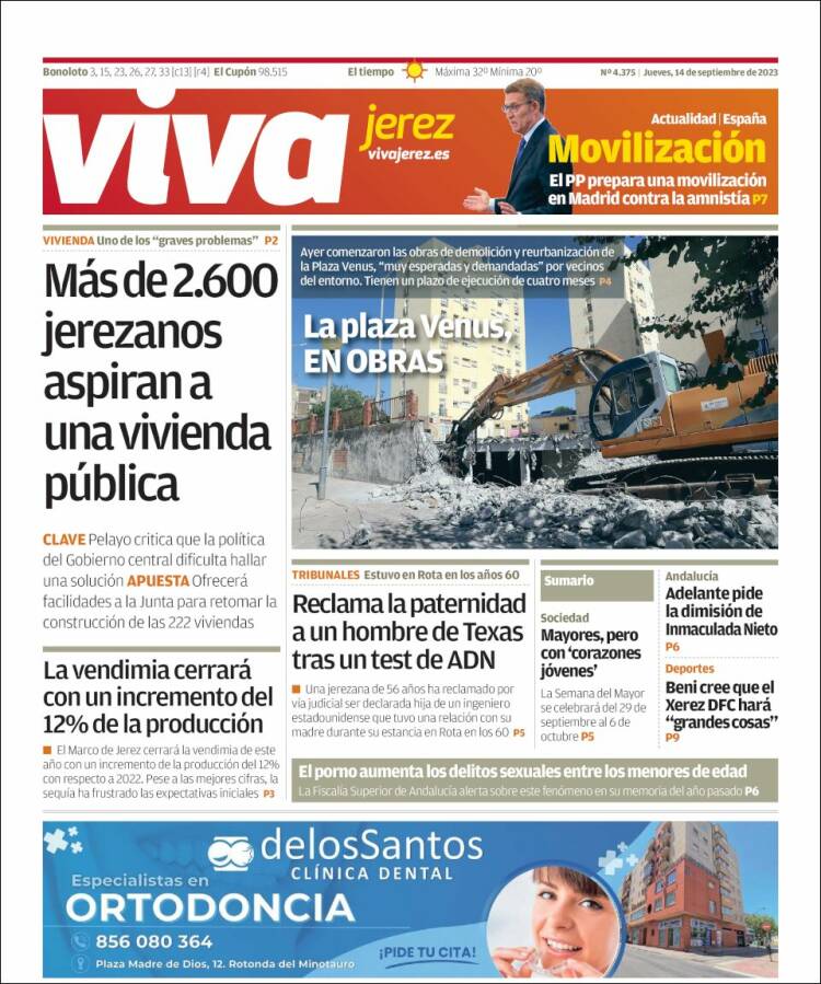 Portada de Información - Jerez (España)